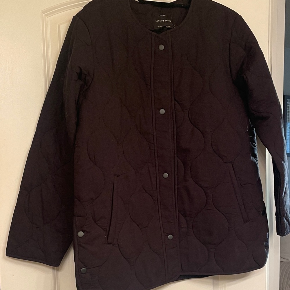 Lucky Brand Women's Quilted Puffer Jacket - Dark Brown
